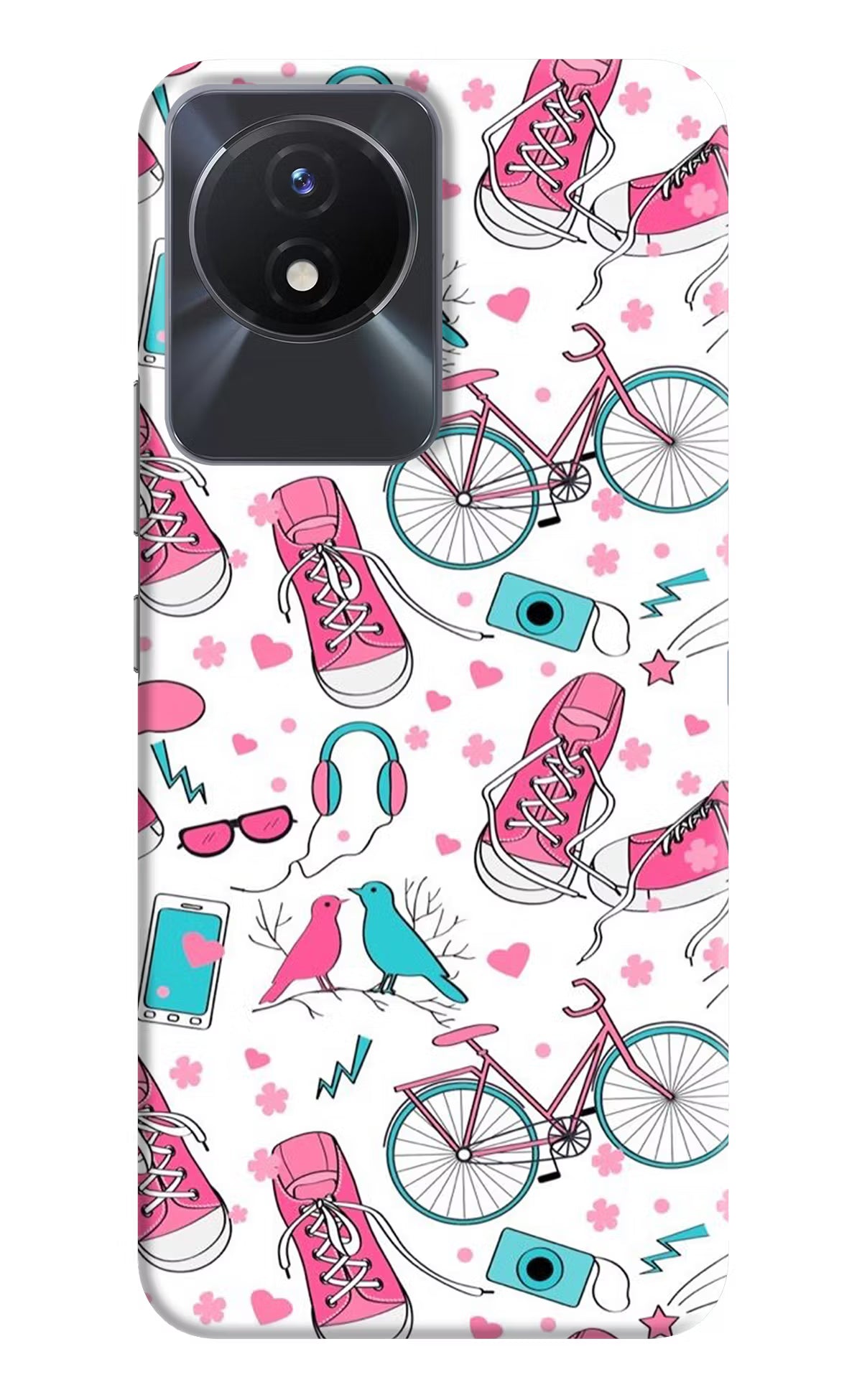 Artwork Vivo Y02/Y02T Hard Case Back Cover by Casekaro