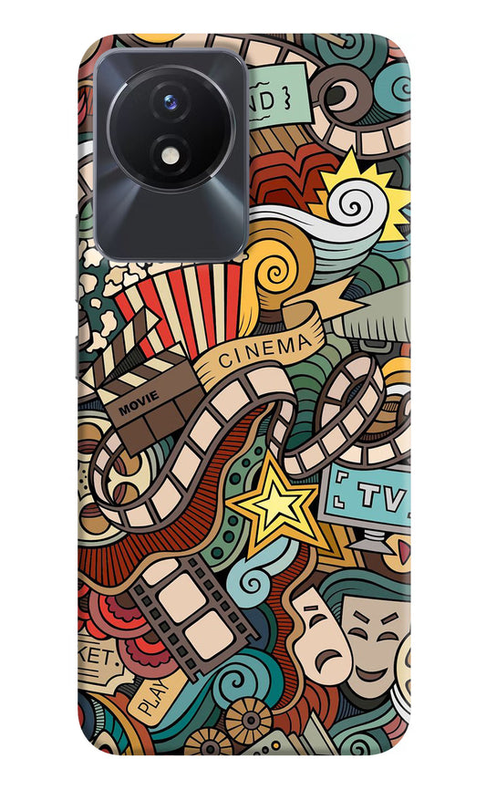 Cinema Abstract Vivo Y02/Y02T Hard Case Back Cover by Casekaro