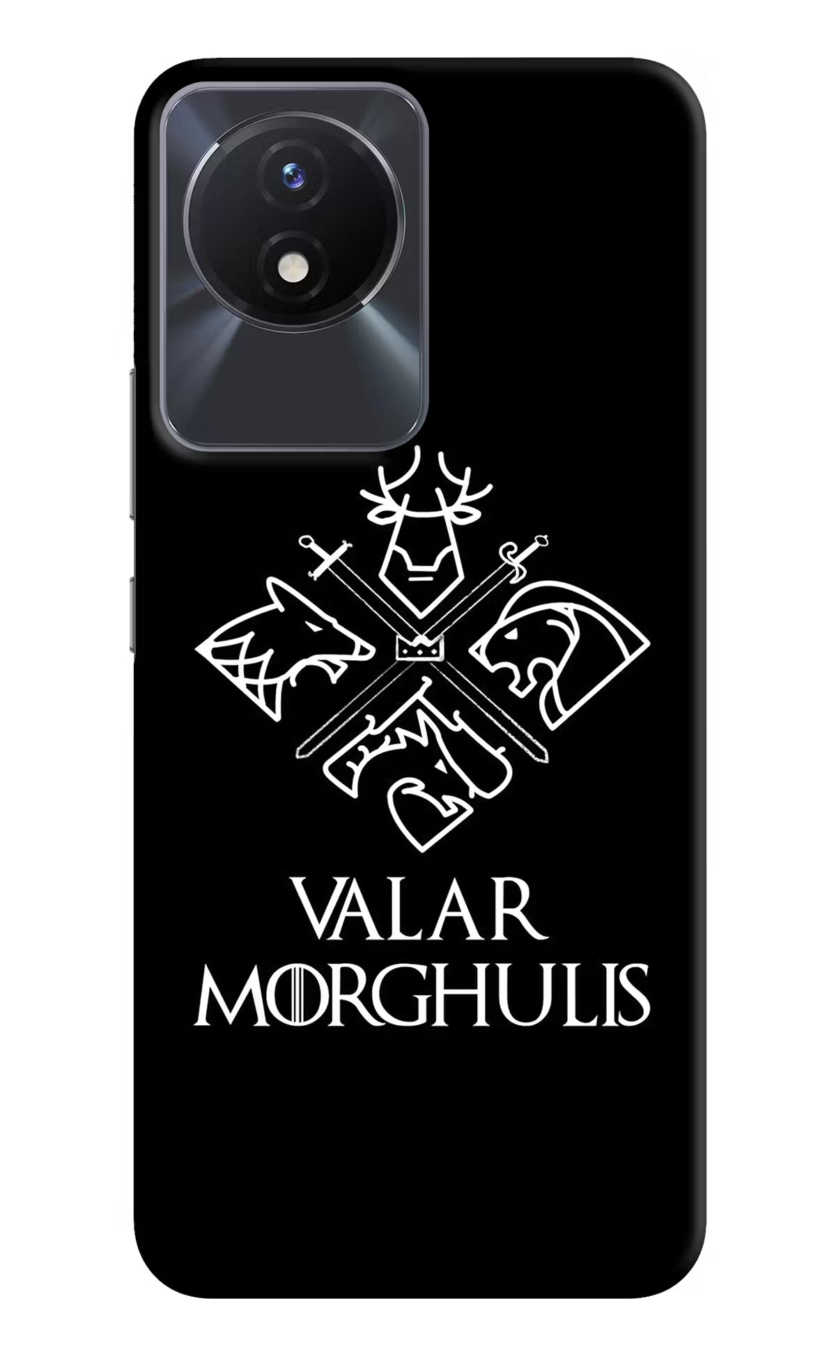 Valar Morghulis | Game Of Thrones Vivo Y02/Y02T Hard Case Back Cover by Casekaro