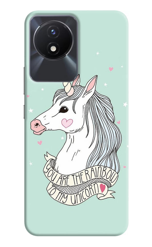 Unicorn Wallpaper Vivo Y02/Y02T Hard Case Back Cover by Casekaro