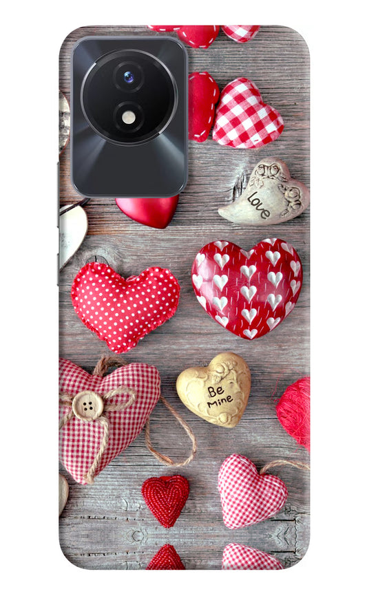 Love Wallpaper Vivo Y02/Y02T Hard Case Back Cover by Casekaro