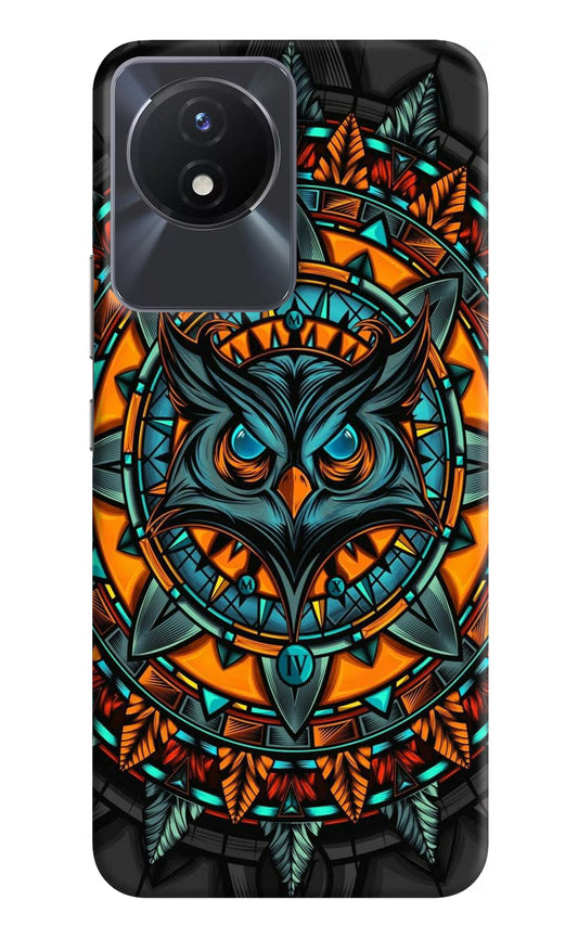 Angry Owl Art Vivo Y02/Y02T Hard Case Back Cover by Casekaro