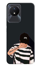 Aesthetic Boy Vivo Y02/Y02T Hard Case Back Cover by Casekaro