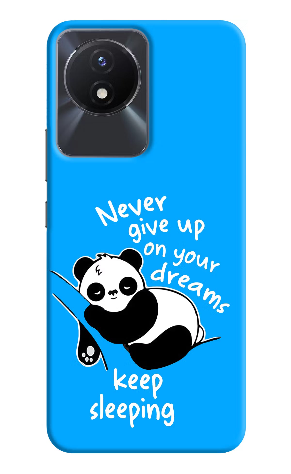 Keep Sleeping Vivo Y02/Y02T Hard Case Back Cover by Casekaro