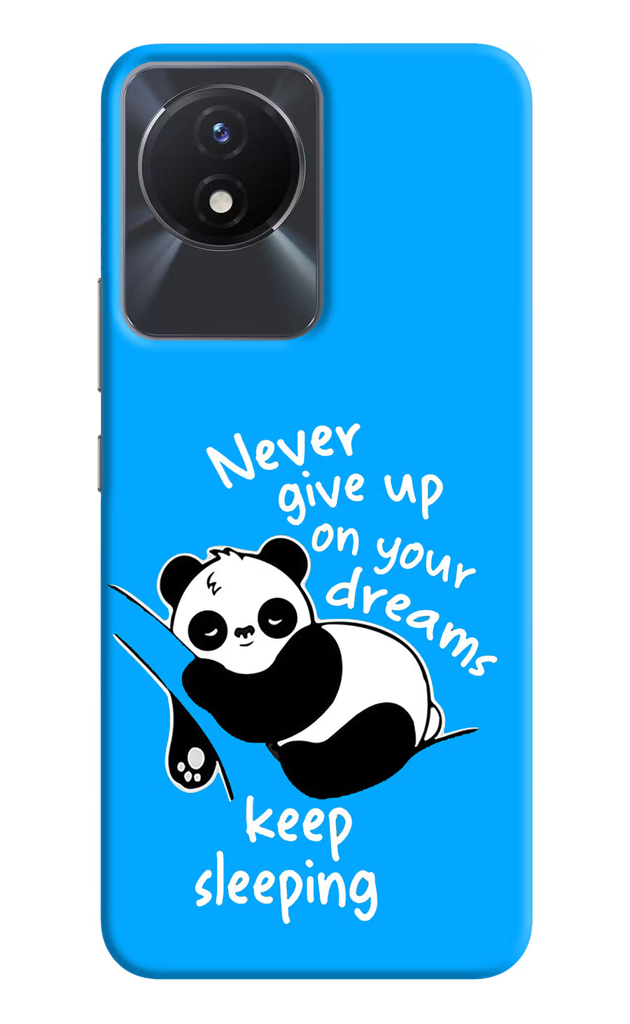 Keep Sleeping Vivo Y02/Y02T Back Cover, Hard case