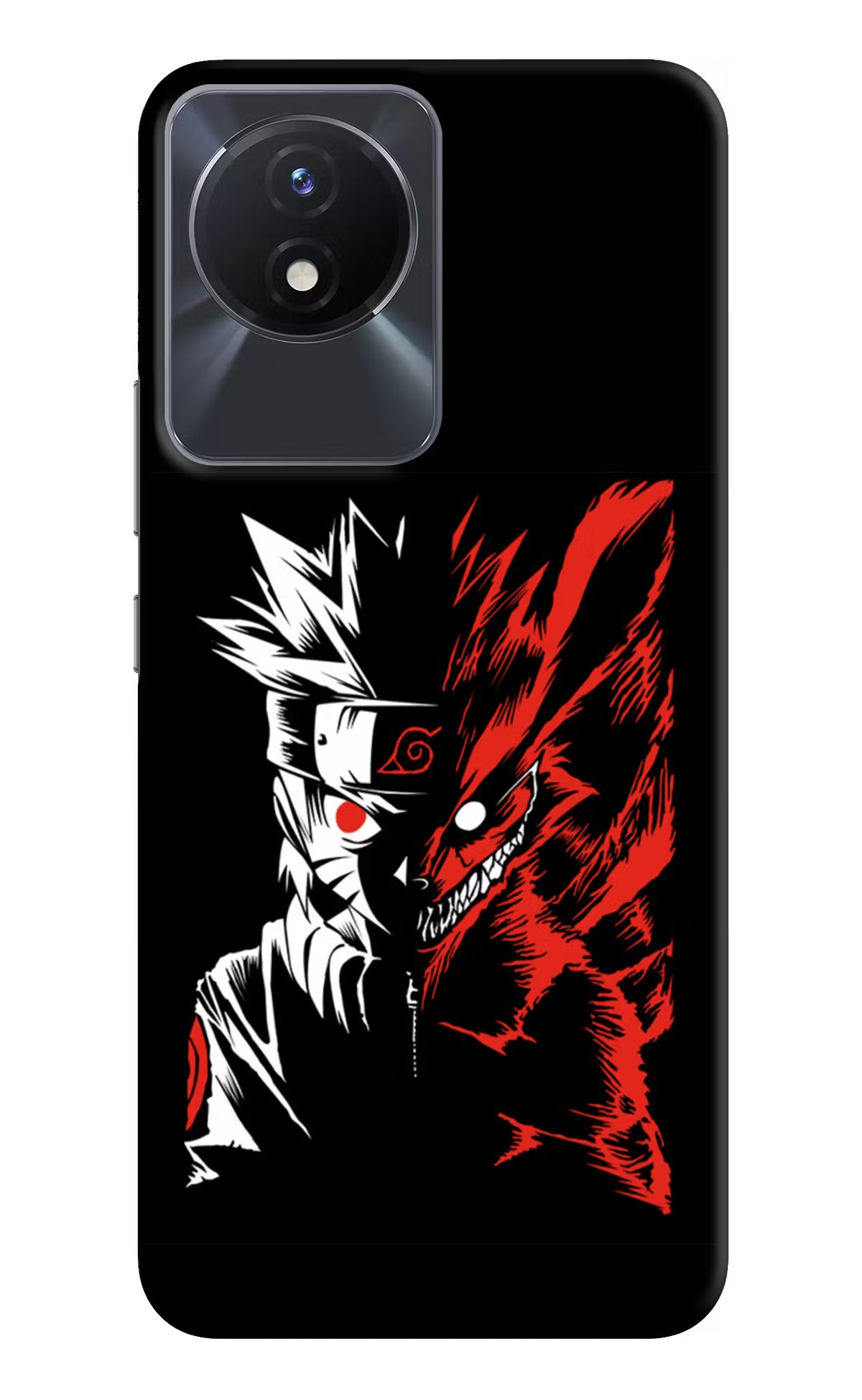 Naruto Two Face Vivo Y02/Y02T Hard Case Back Cover by Casekaro