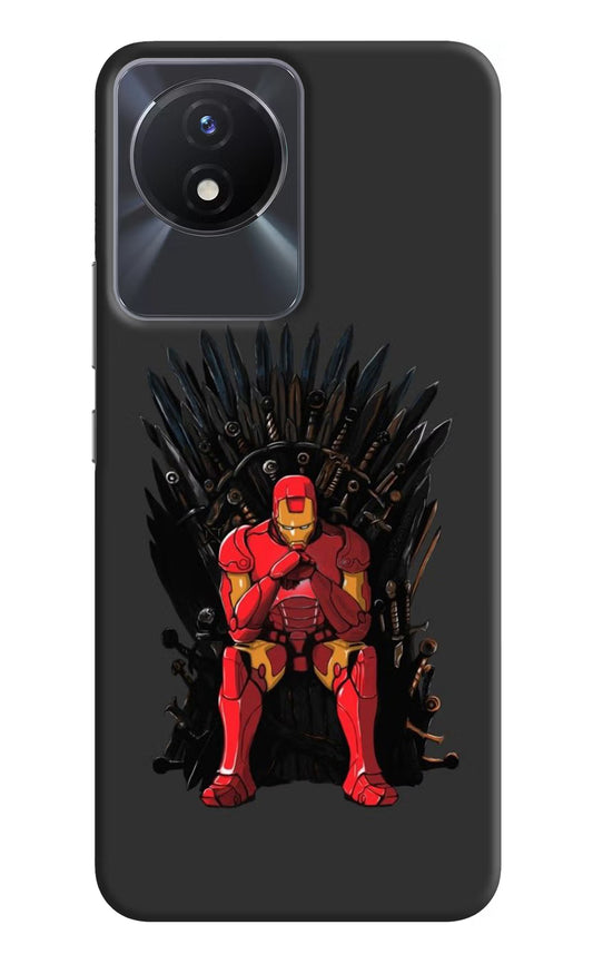 Ironman Throne Vivo Y02/Y02T Hard Case Back Cover by Casekaro