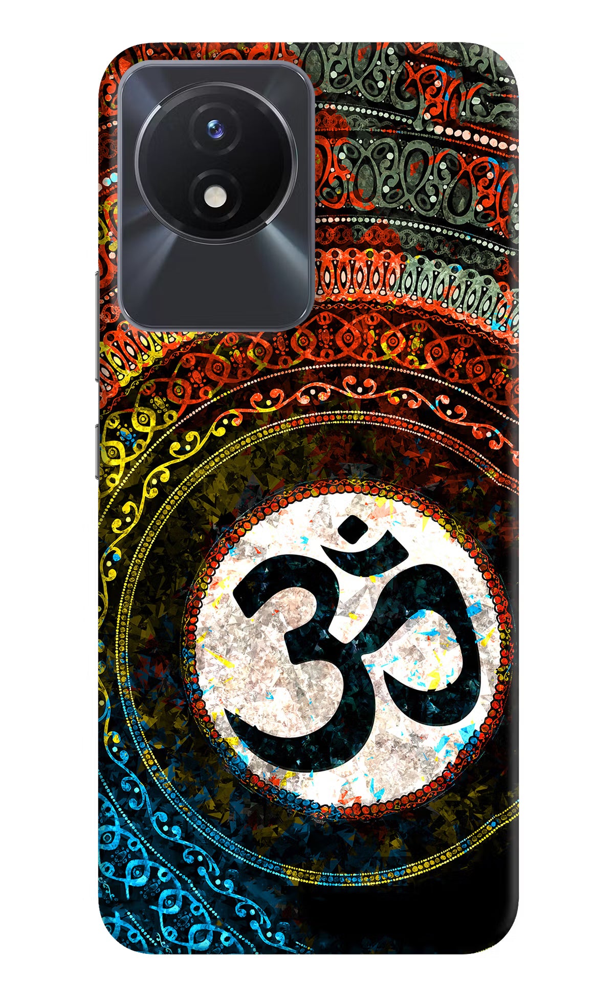 Om Cultural Vivo Y02/Y02T Hard Case Back Cover by Casekaro