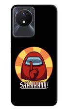 Among Us Shhh! Vivo Y02/Y02T Hard Case Back Cover by Casekaro