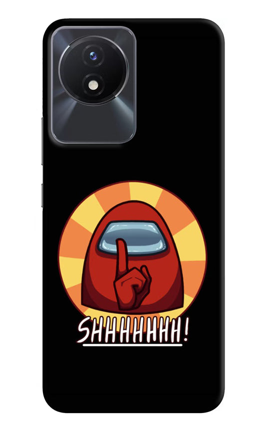 Among Us Shhh! Vivo Y02/Y02T Hard Case Back Cover by Casekaro