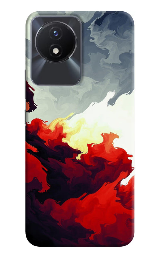 Fire Cloud Vivo Y02/Y02T Hard Case Back Cover by Casekaro