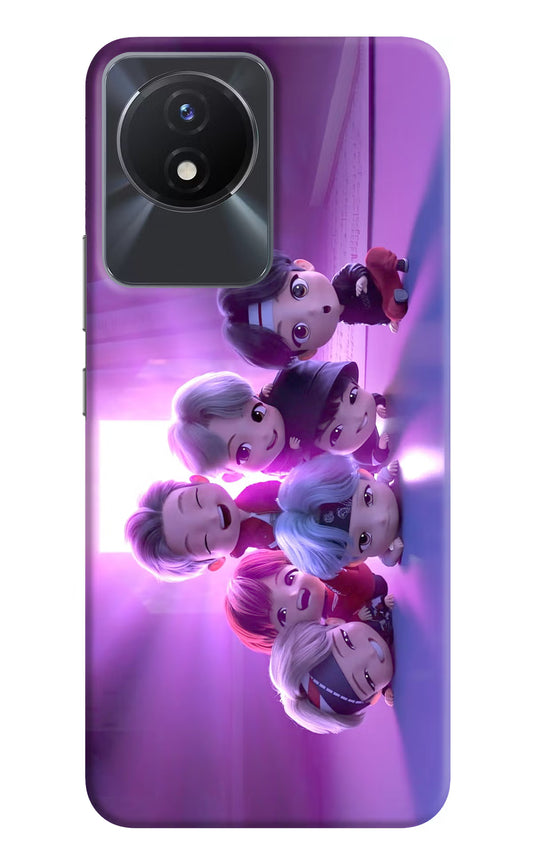 BTS Chibi Vivo Y02/Y02T Hard Case Back Cover by Casekaro