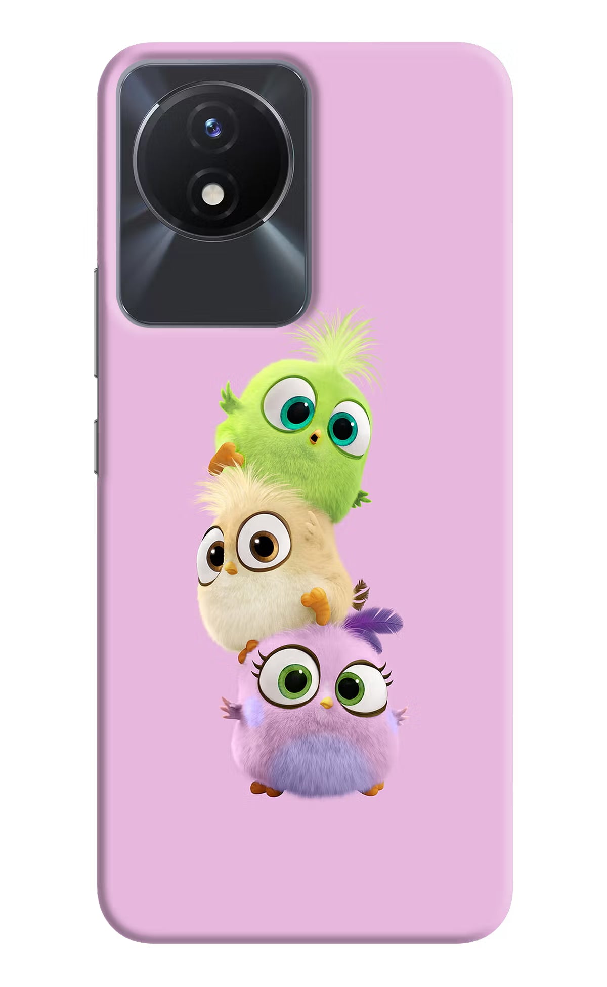 Cute Little Birds Vivo Y02/Y02T Hard Case Back Cover by Casekaro