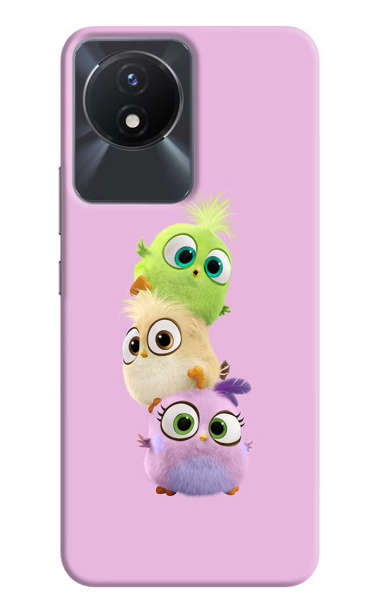 Cute Little Birds Vivo Y02/Y02T Hard Case Back Cover by Casekaro