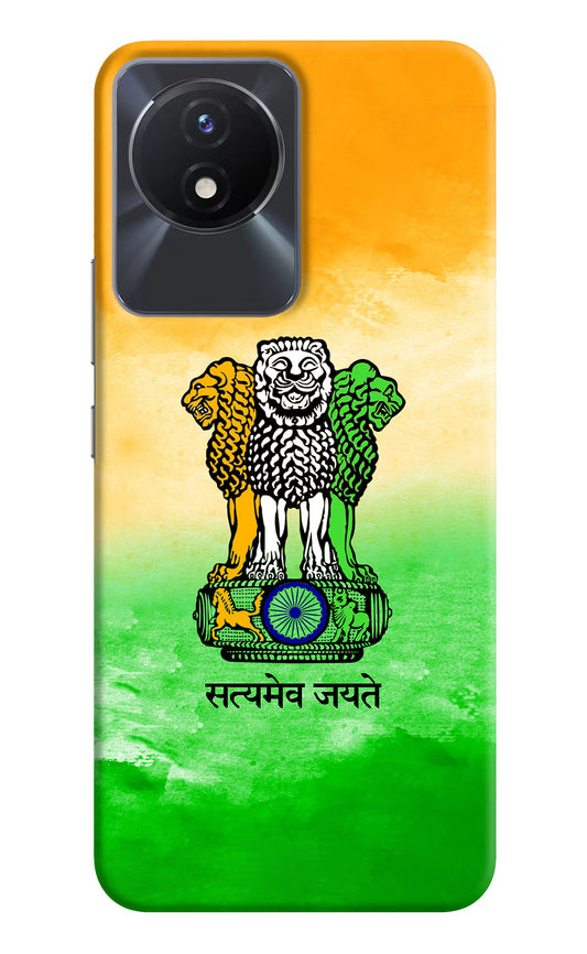 Satyamev Jayate Flag Vivo Y02/Y02T Hard Case Back Cover by Casekaro