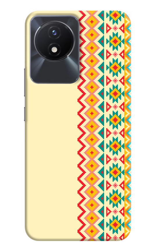 Ethnic Seamless Vivo Y02/Y02T Hard Case Back Cover by Casekaro