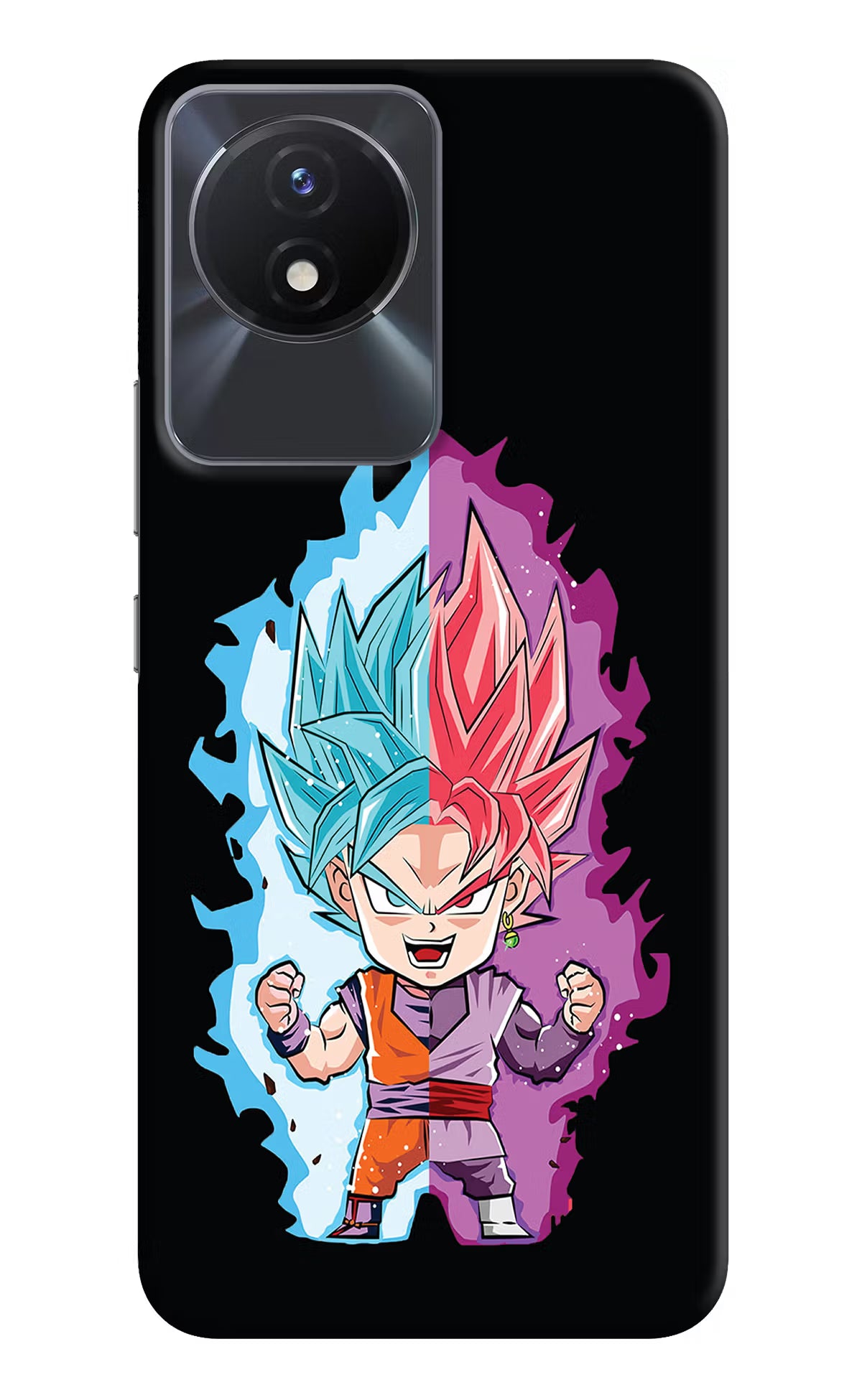 Chota Goku Vivo Y02/Y02T Hard Case Back Cover by Casekaro