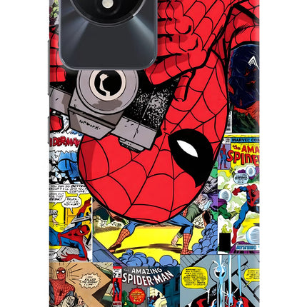 Spider Man Vivo Y02/Y02T Hard Case Back Cover by Casekaro