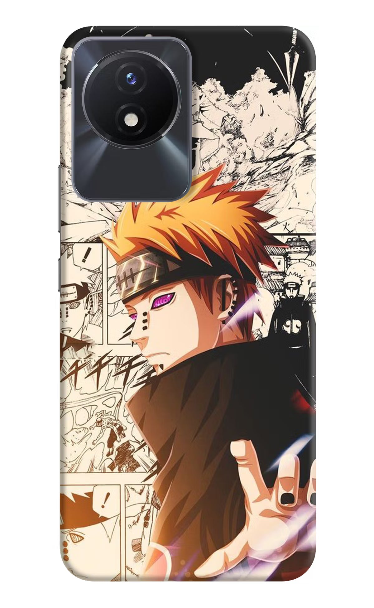 Pain Anime Vivo Y02/Y02T Hard Case Back Cover by Casekaro