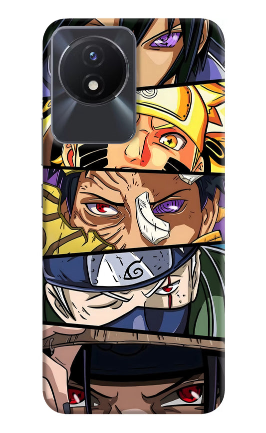 Naruto Character Vivo Y02/Y02T Hard Case Back Cover by Casekaro