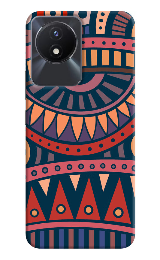 African Culture Design Vivo Y02/Y02T Hard Case Back Cover by Casekaro