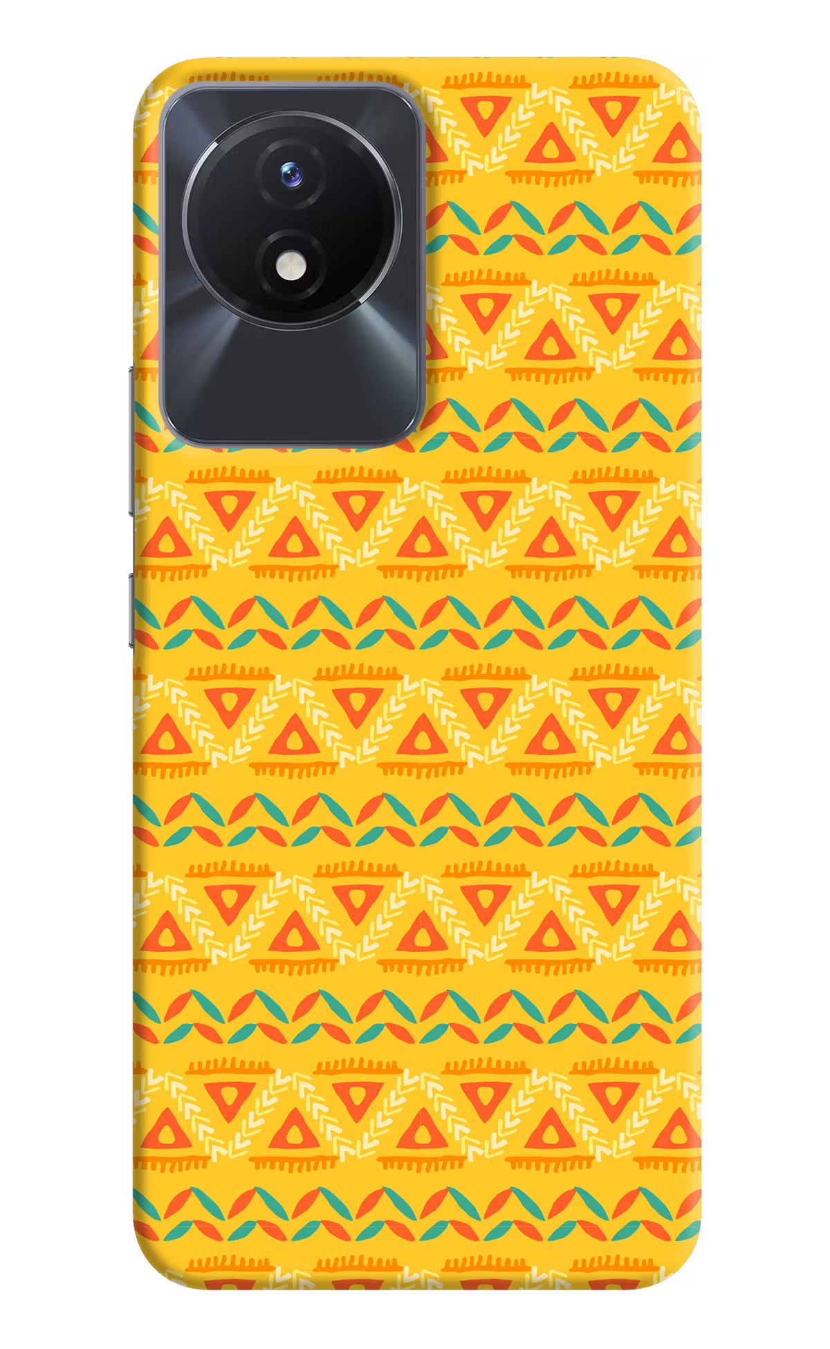 Tribal Pattern Vivo Y02/Y02T Hard Case Back Cover by Casekaro