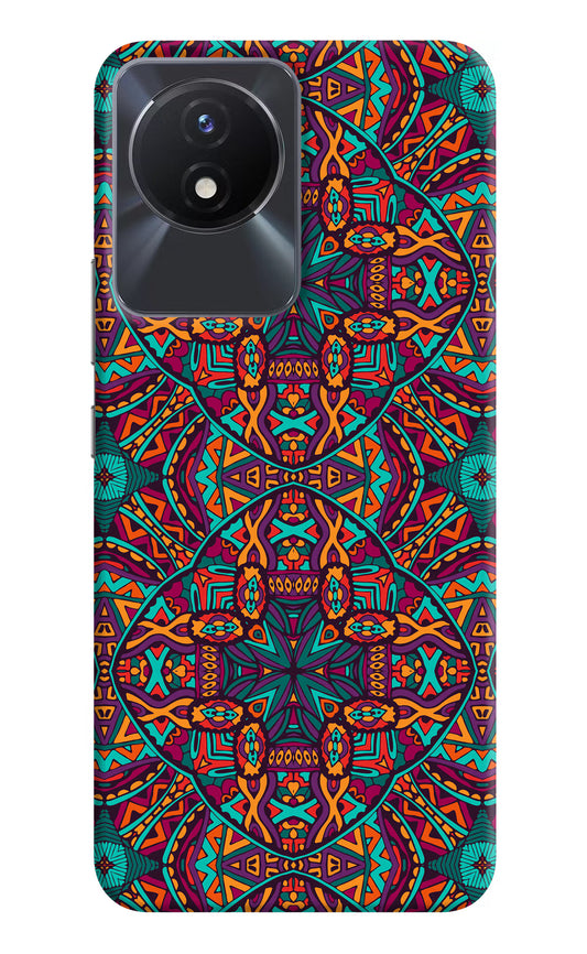 Colour Mandala Vivo Y02/Y02T Hard Case Back Cover by Casekaro