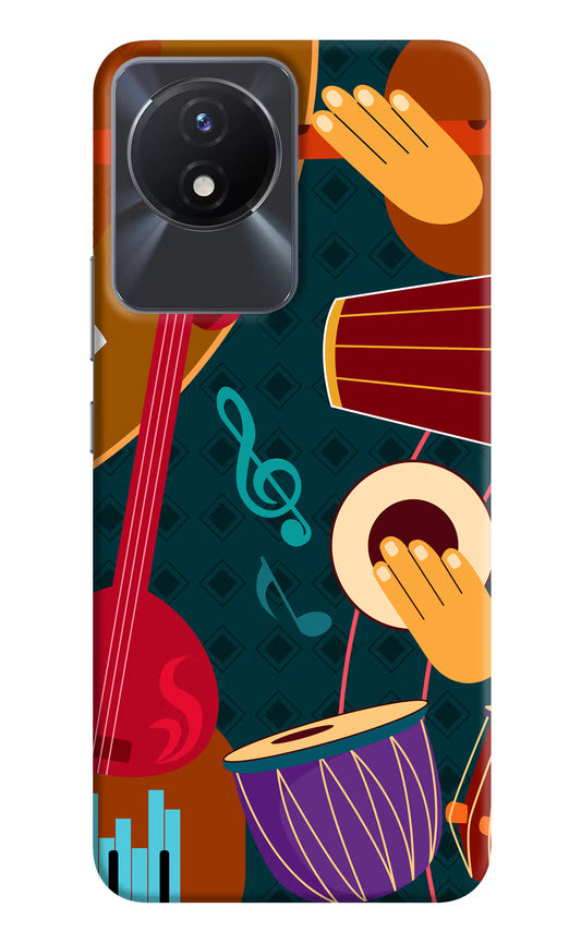 Music Instrument Vivo Y02/Y02T Hard Case Back Cover by Casekaro