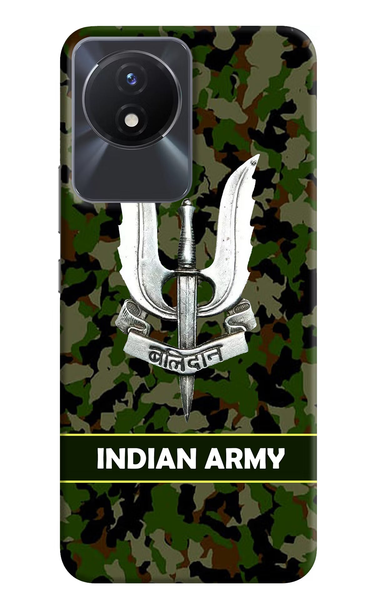 Balidan Indian Logo Vivo Y02/Y02T Hard Case Back Cover by Casekaro