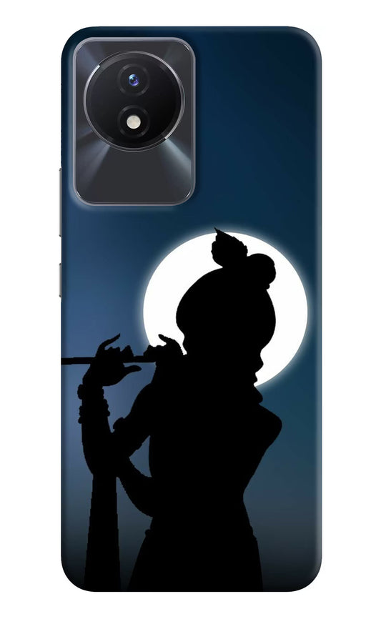 Shri Krishna Silhouette Vivo Y02/Y02T Hard Case Back Cover by Casekaro