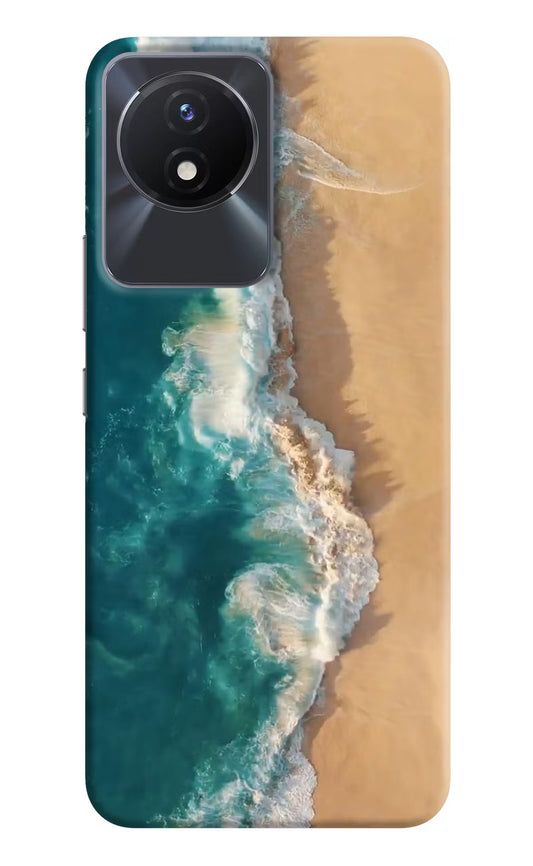 Ocean Beach Vivo Y02/Y02T Hard Case Back Cover by Casekaro
