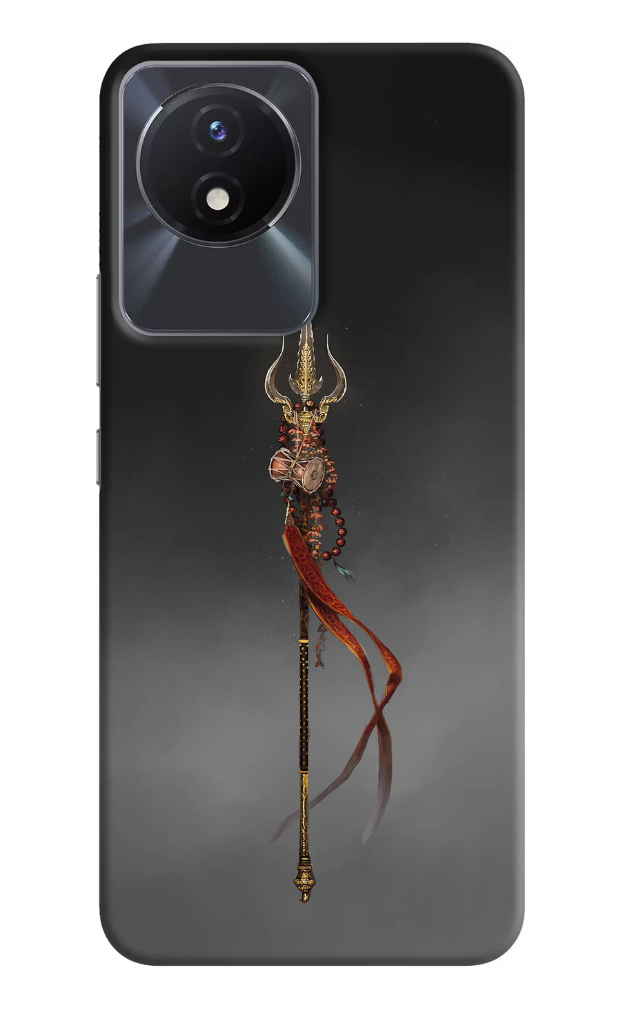 Shiv Trishul Vivo Y02/Y02T Back Cover, Hard case