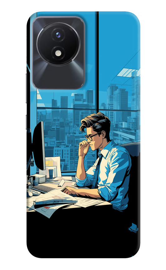 Focused Hustler (AI Generated) Vivo Y02/Y02T Hard Case Back Cover by Casekaro