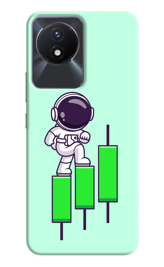 Astronaut Trader Vivo Y02/Y02T Hard Case Back Cover by Casekaro