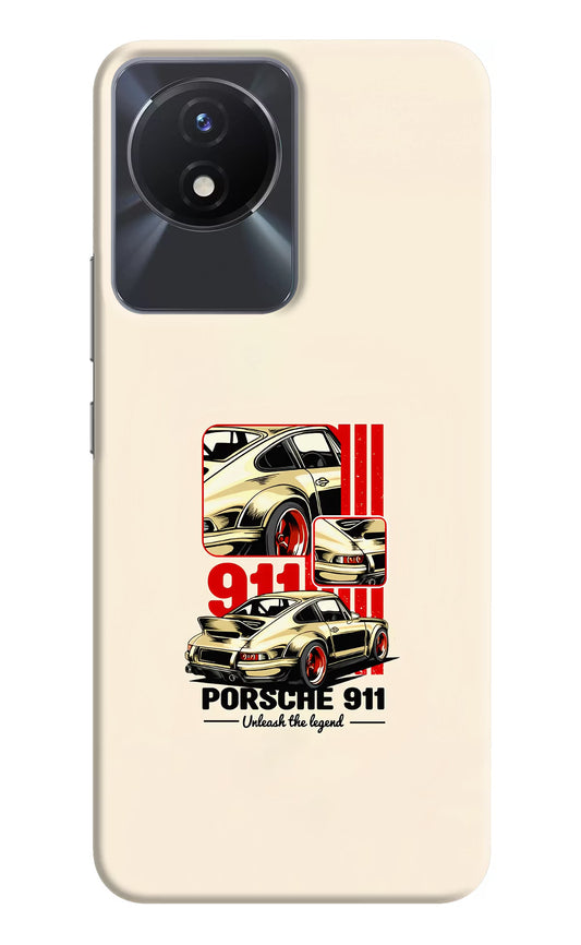 Classic Porsche 911 Vivo Y02/Y02T Hard Case Back Cover by Casekaro