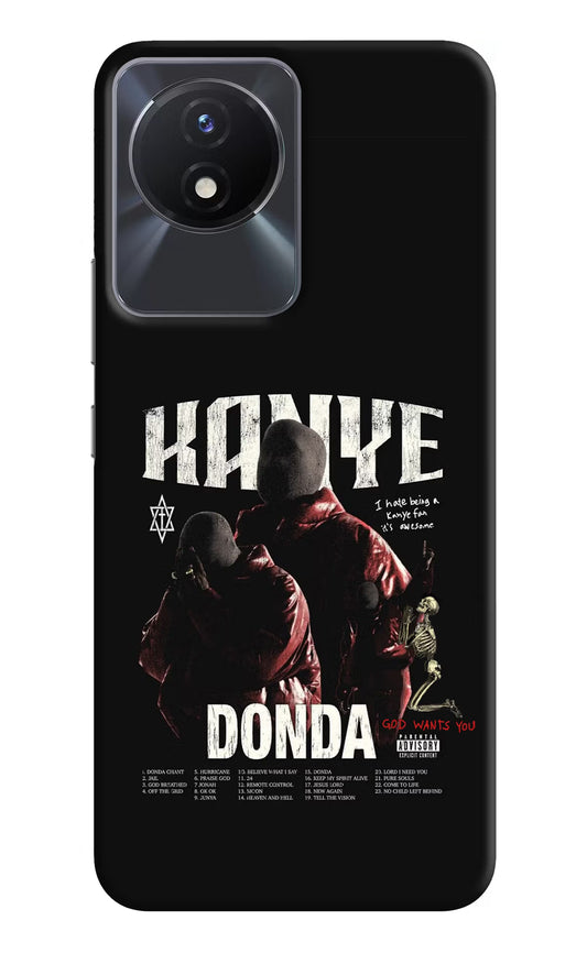 Donda Kanye West Vivo Y02/Y02T Hard Case Back Cover by Casekaro