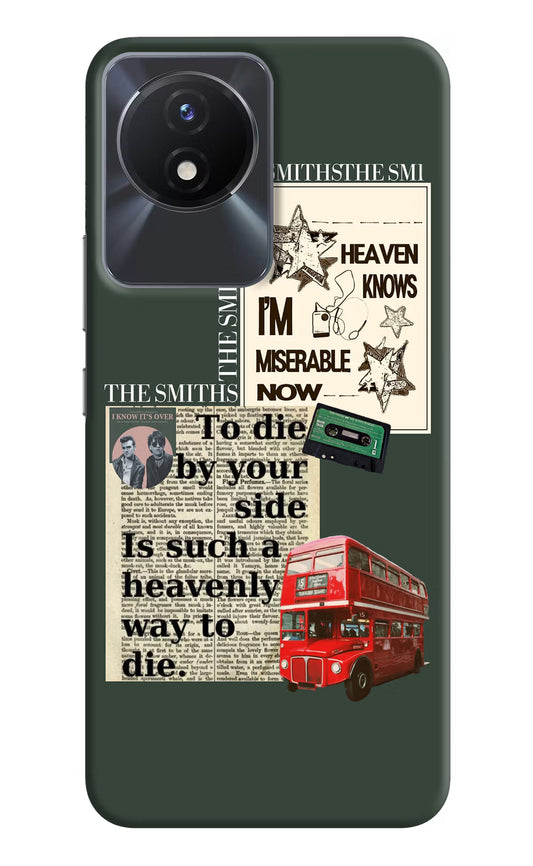 The Smiths Vivo Y02/Y02T Hard Case Back Cover by Casekaro