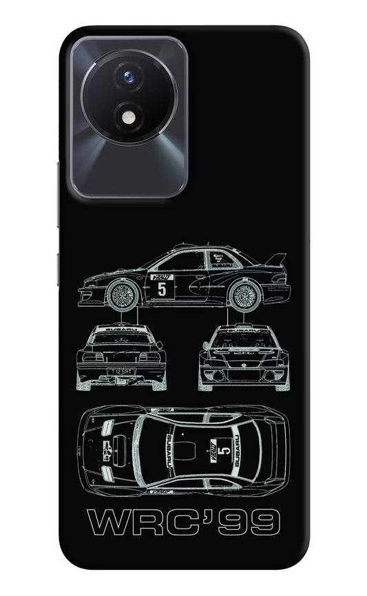 WRC'99 Vivo Y02/Y02T Hard Case Back Cover by Casekaro