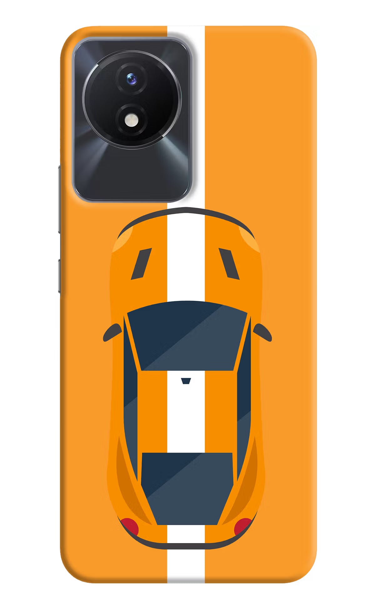 Highway Pursuit Vivo Y02/Y02T Hard Case Back Cover by Casekaro