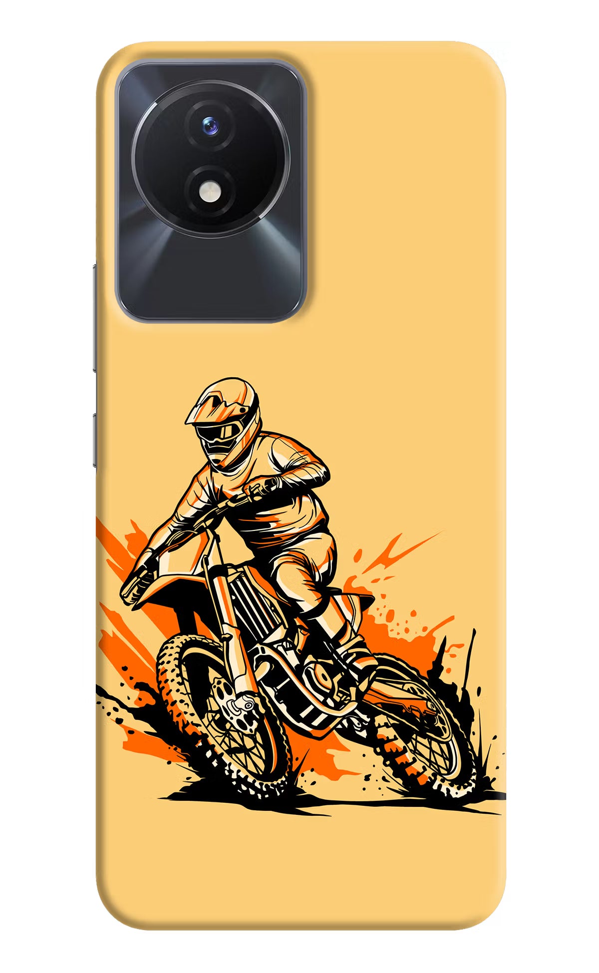 Off-Road Fury Vivo Y02/Y02T Hard Case Back Cover by Casekaro