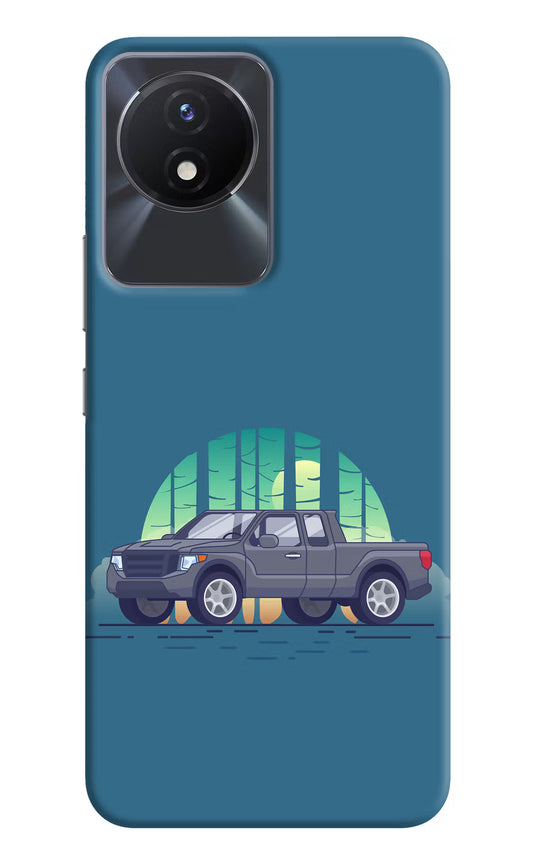 Retro Garage Vibe Vivo Y02/Y02T Hard Case Back Cover by Casekaro