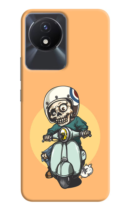 Undead Biker Vivo Y02/Y02T Hard Case Back Cover by Casekaro