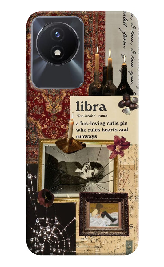 Libra Zodiac Vivo Y02/Y02T Hard Case Back Cover by Casekaro