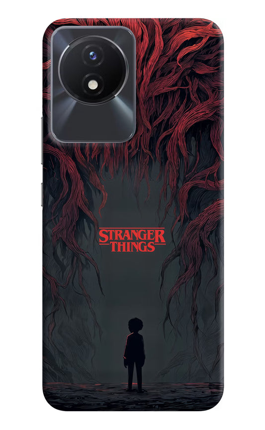 Ordinary Things Dark Side Vivo Y02/Y02T Hard Case Back Cover by Casekaro