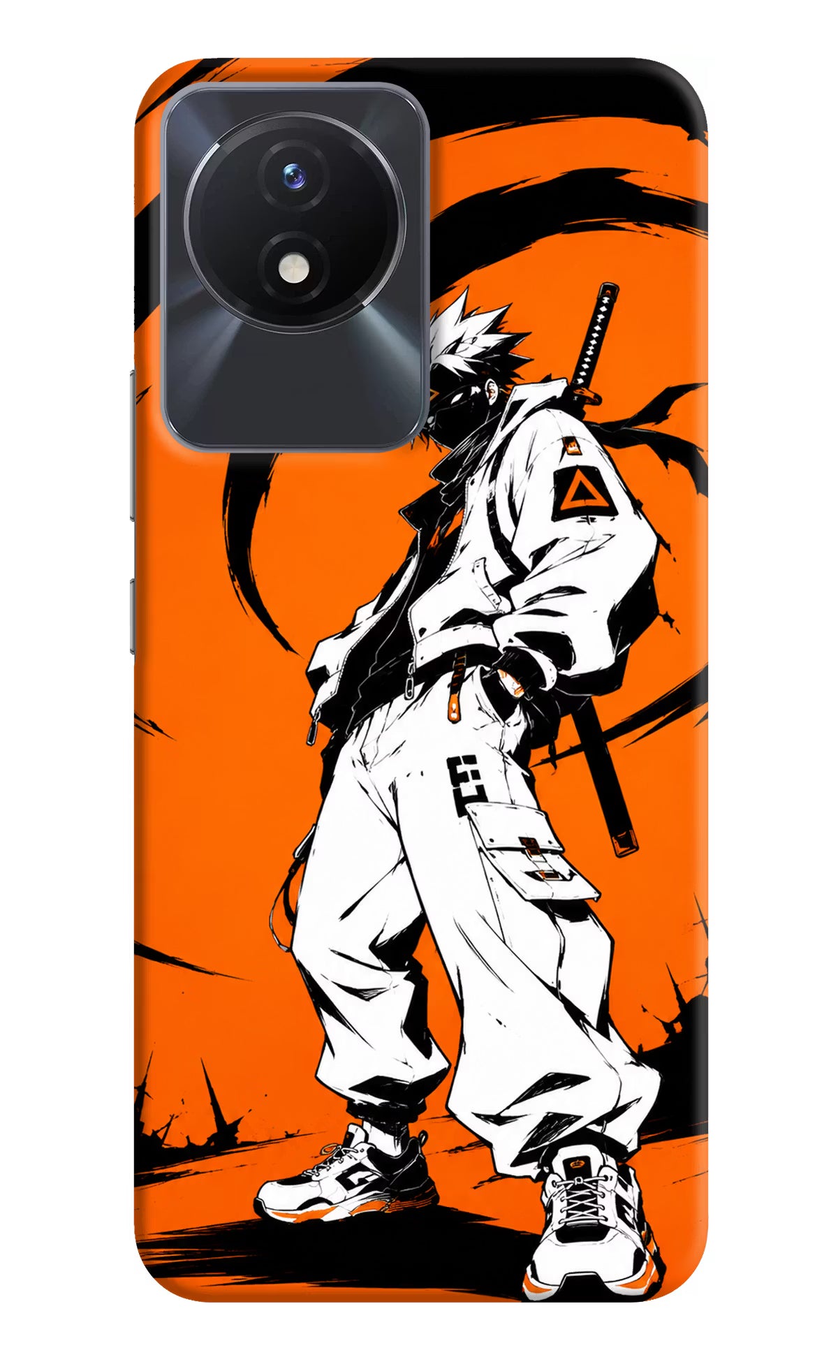 Street Samurai  Vivo Y02/Y02T Hard Case Back Cover by Casekaro