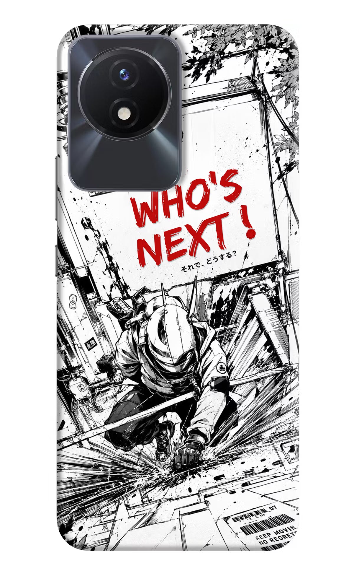 Who's Next Vivo Y02/Y02T Hard Case Back Cover by Casekaro