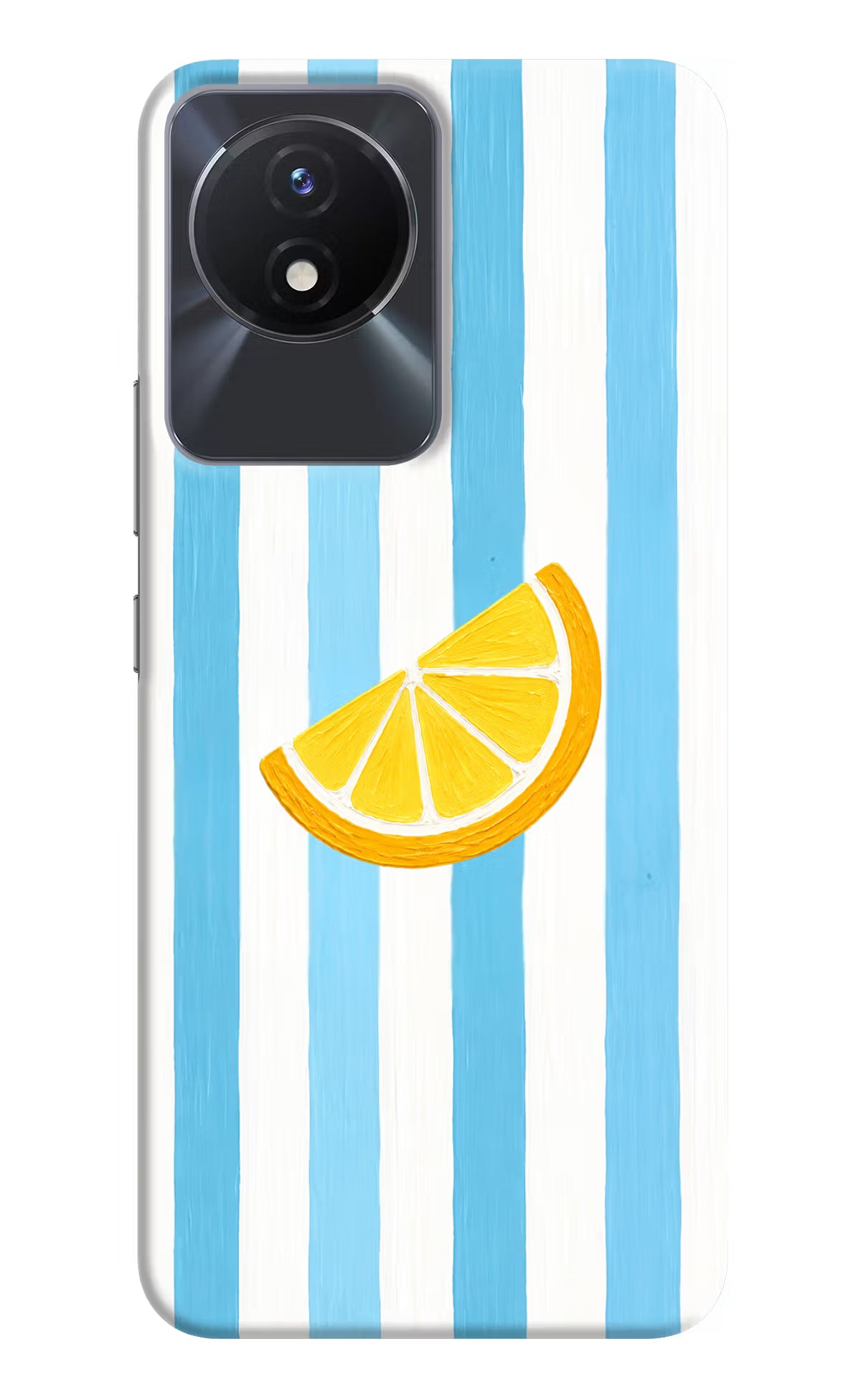 Summer Lemon Vivo Y02/Y02T Hard Case Back Cover by Casekaro