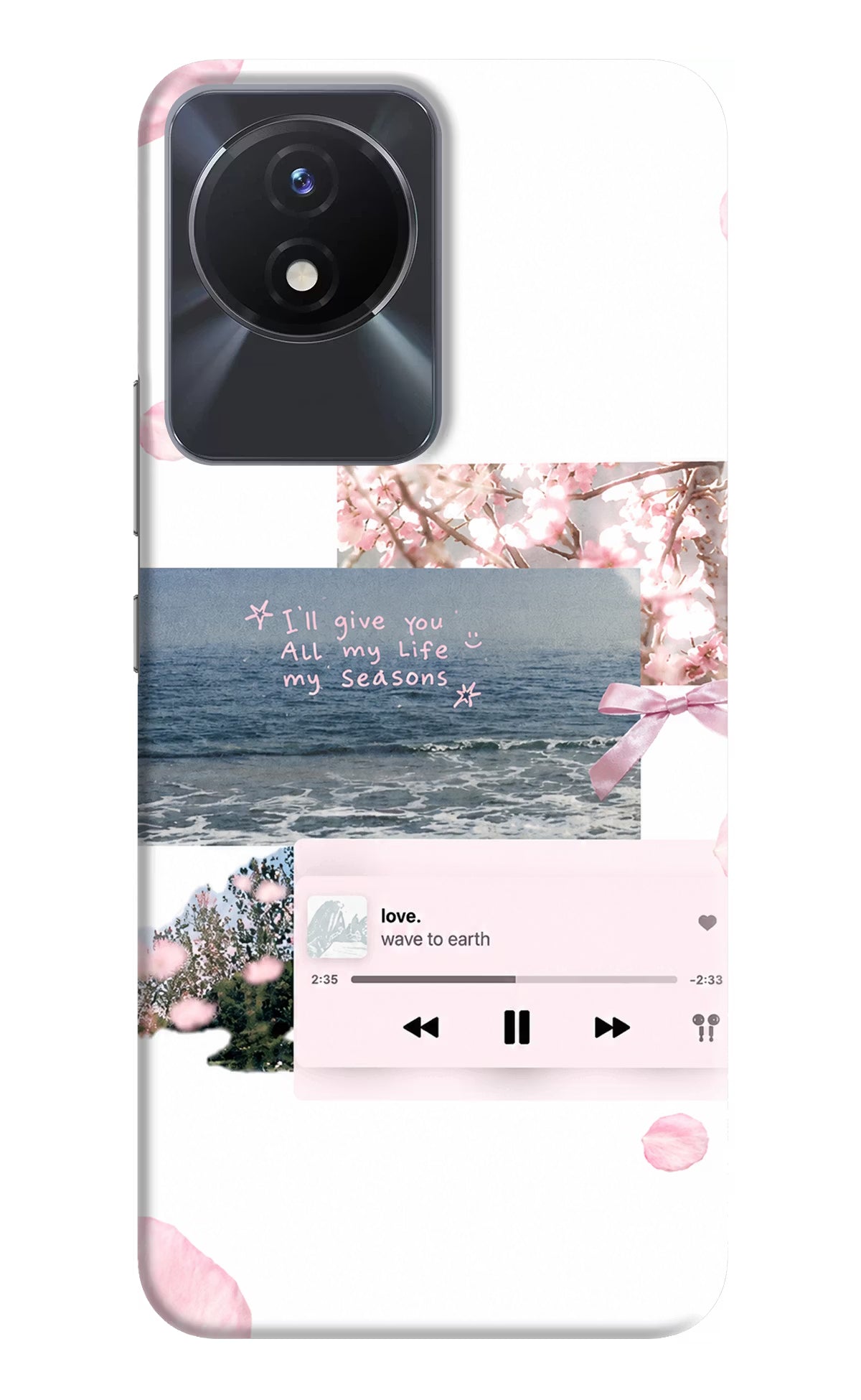 Wave to earth Vivo Y02/Y02T Back Cover