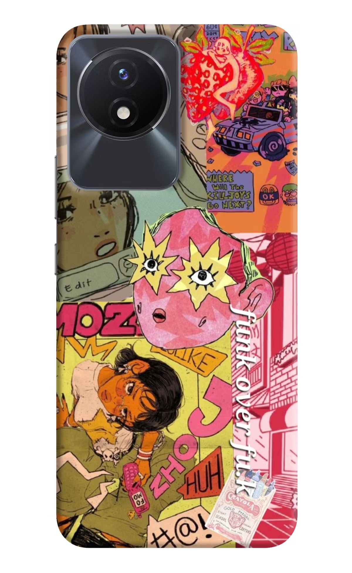 Funkover Vivo Y02/Y02T Back Cover