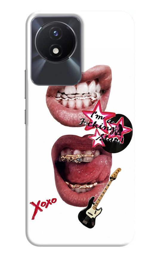 Rockstar Vivo Y02/Y02T Hard Case Back Cover by Casekaro